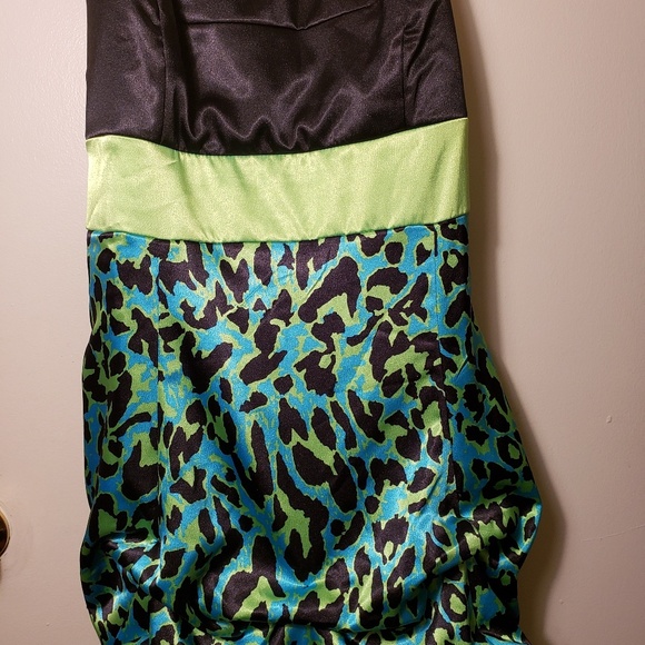 Strapless heartshape leopard print - Picture 4 of 8